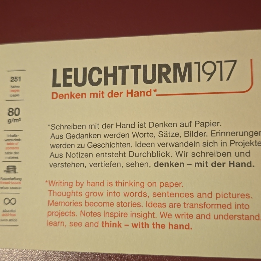 ❤️BUY 5 GET 3 FREE Leuchtturm1917 Dotted Notebook Medium (A5), Retail $25.50US - Picture 8 of 12
